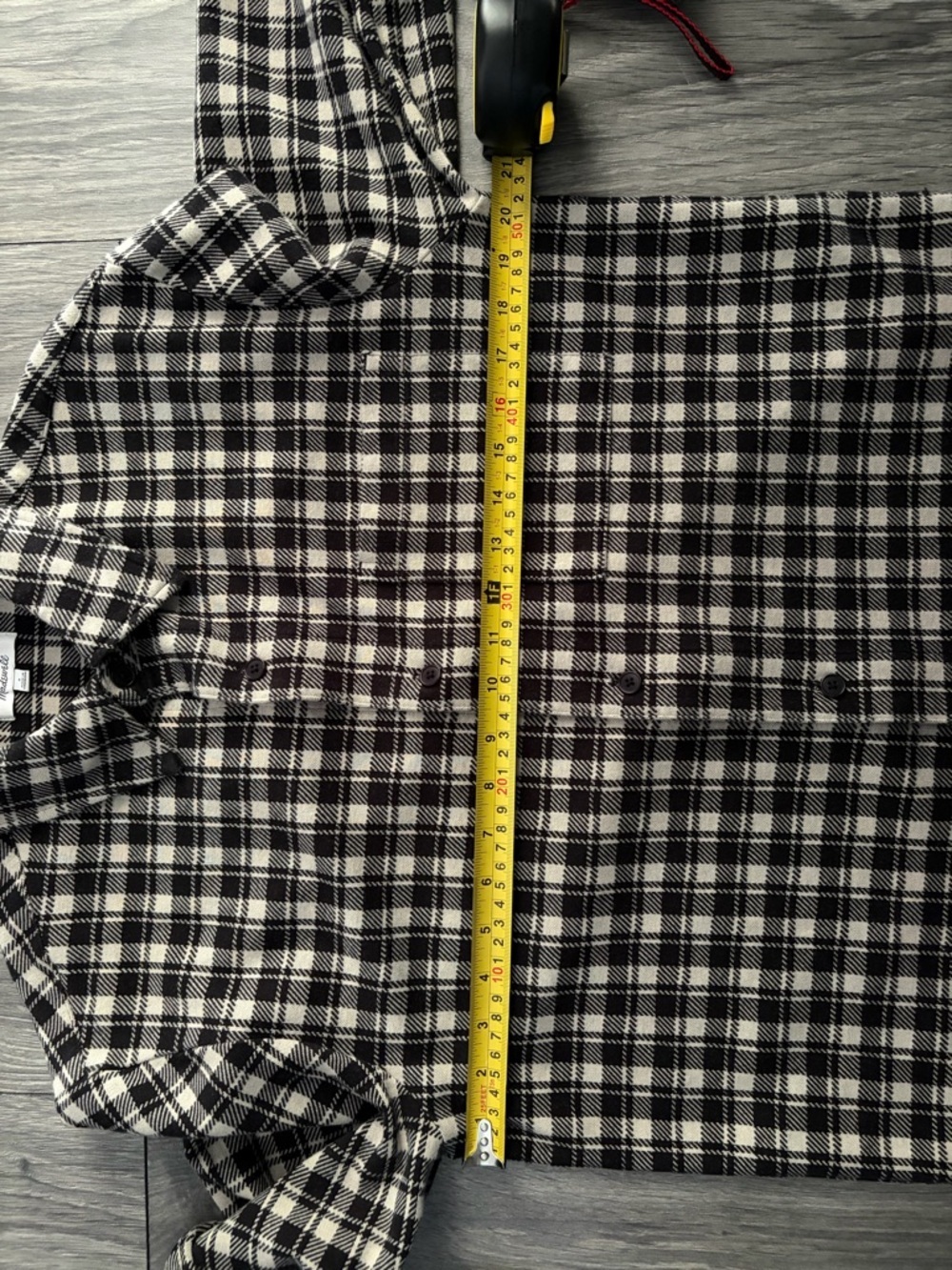 Madewell The Devoe Knit Shirt ~long Sleeve Button-Up Size S - Picture 9 of 13